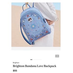 Brighton Bandana Love Backpack NWT mini back pack Purse
